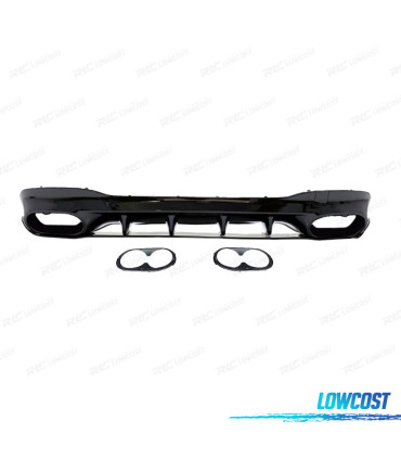 DIFFUSEUR MERCEDES CLASSE CLA W118 AMG 19- LOOK AMG CLA45 NOIR BRILLANT