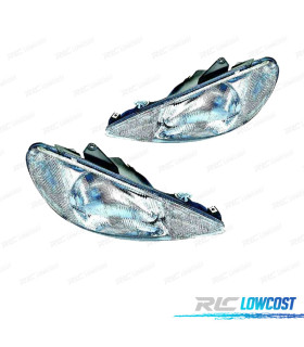 PHARES POUR PEUGEOT 206 98-09 H4