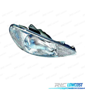 PHARE DROIT POUR PEUGEOT 206 98-09 H4