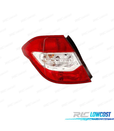 FEUX ARRIÈRE GAUCHE POUR CITROEN C4 5P 10-15 BLANC ROUGE