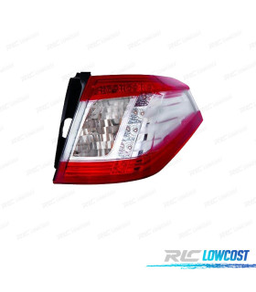 FEUX ARRIÈRE DROIT POUR PEUGEOT 508 11-14 STATION WAGON LED BLANC ROUGE