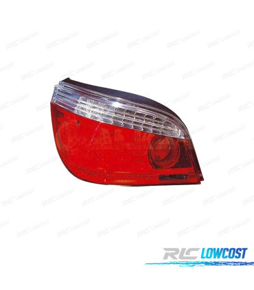 FEUX POUR BMW E60 07-09 BERLINE LED BLANC ROUGE