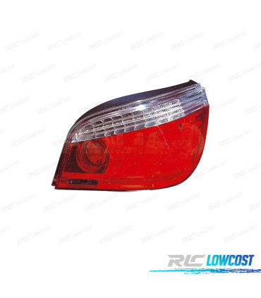 FEUX POUR BMW E60 07-09 BERLINE LED BLANC ROUGE