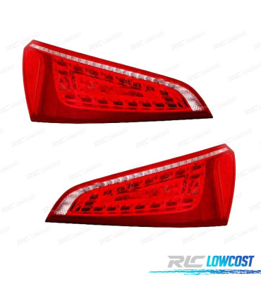 FEUX ARRIÈRE POUR AUDI Q5 08-12 LED BLANC ROUGE