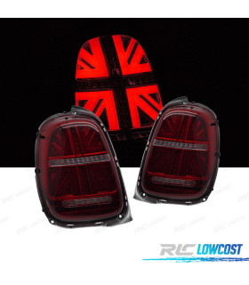 FEUX ARRIÈRE LED MINI COOPER F55 F56 F57 14-17 ROUGE FUMÉ