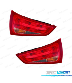 FEUX ARRIÈRE POUR AUDI A1 SPORTBACK 10-14 BLANC ROUGE
