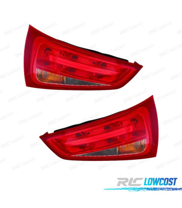 FEUX ARRIÈRE POUR AUDI A1 SPORTBACK 10-14 BLANC ROUGE