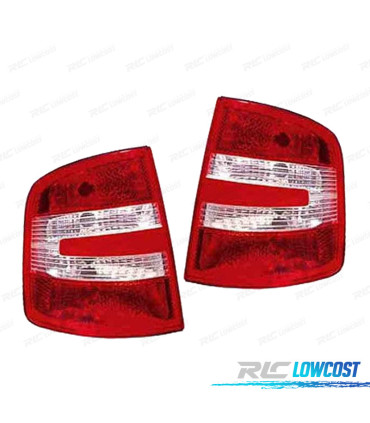 FEUX ARRIÈRE POUR SKODA FABIA BERLINE 4P 04-07 COMBI 04-07