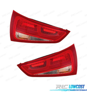 FEUX ARRIÈRE POUR AUDI A1 SPORTBACK 10-14 LED BLANC ROUGE