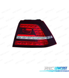 FEUX ARRIÈRE DROIT POUR VOLKSWAGEN VW GOLF VII GTI GTD 12-17 LED BLANC ROUGE