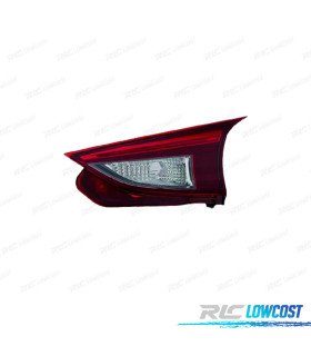 FEUX ARRIÈRE DROIT POUR MAZDA 3 HATCHBACK 5P 13-18 LED BLANC ROUGE