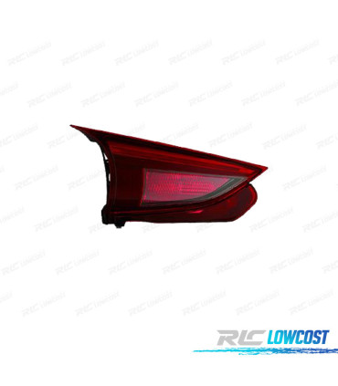 FEUX ARRIÈRE GAUCHE POUR MAZDA 3 HATCHBACK 5P 13-18 LED BLANC ROUGE