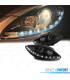 PHARES SEAT LEON ALTEA TOLEDO 04-09 FEUX DE JOUR À LED FOND NOIR
