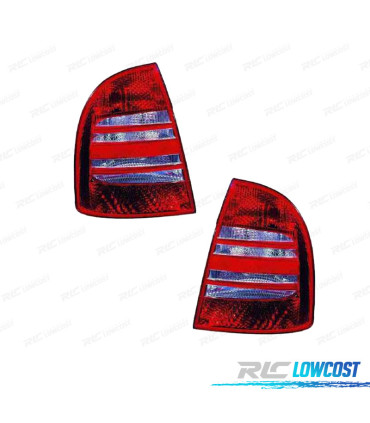 FEUX ARRIÈRE POUR SKODA SUPERB 02-08 ROUGE