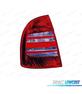FEUX ARRIÈRE GAUCHE POUR SKODA SUPERB 02-08 ROUGE