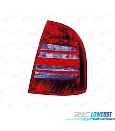 FEUX ARRIÈRE DROIT POUR SKODA SUPERB 02-08 ROUGE