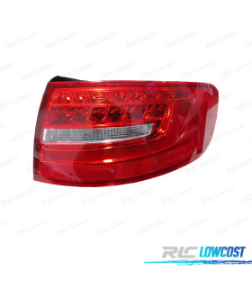 FEUX ARRIÈRE DROIT POUR AUDI A4 AVANT 12-14 LED BLANC ROUGE