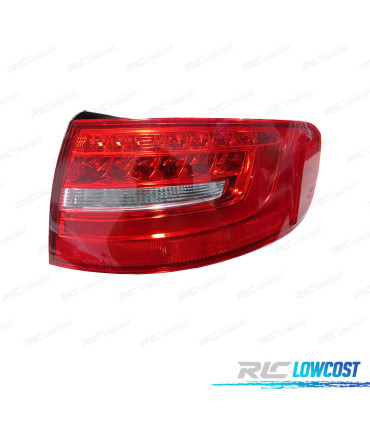 FEUX ARRIÈRE DROIT POUR AUDI A4 AVANT 12-14 LED BLANC ROUGE