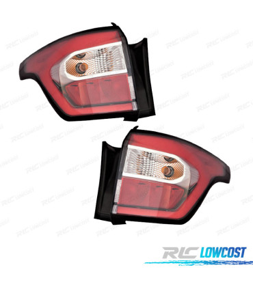 FEUX ARRIÈRE POUR FORD KUGA II 17-20 LED BLANC ROUGE