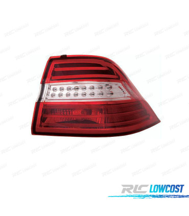 FEUX ARRIÈRE DROIT POUR MERCEDES ML W166 12-15 LED BLANC ROUGE
