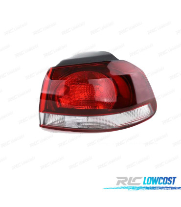 FEUX ARRIÈRE DROIT EXTÉRIEUR POUR VOLKSWAGEN VW GOLF VI 3 5P 08-10 LOOK GTI