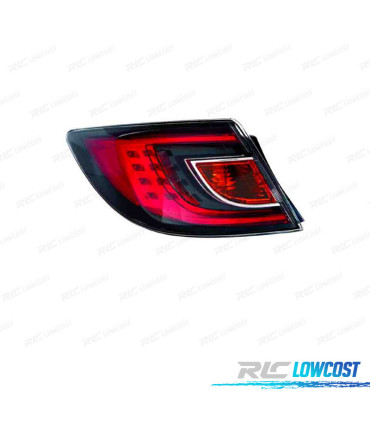 FEUX ARRIÈRE GAUCHE POUR MAZDA 6 4P 5P 07-09 ROUGE