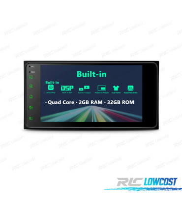 AUTORADIO GPS ANDROID 10 POUR TOYOTA COROLLA CAMRY YARIS VIOS RAV4