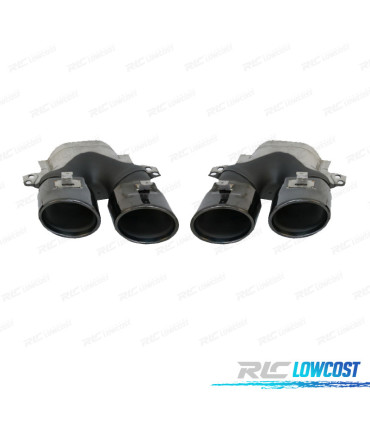 EMBOUTS D´ÉCHAPPEMENT MERCEDES GLC C253 X253 15-18 LOOK AMG GLC43 NOIR