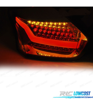FEUX ARRIÈRE FORD FOCUS 3 HATCHBACK 14-17 LED DYNAMIQUES FUMÉ