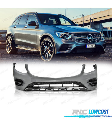 PARE-CHOCS AVANT MERCEDES GLC X253 15-18 LOOK AMG PDC