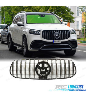 CALANDRE MERCEDES CLASSE GLS X167 20- LOOK GT SILVER
