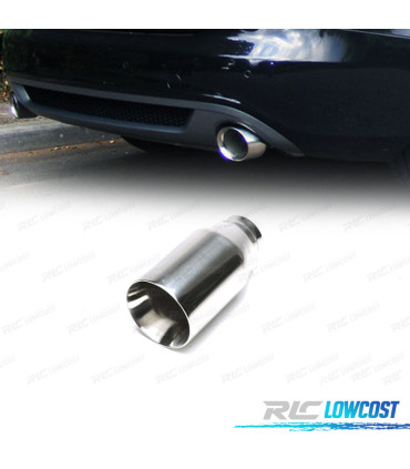 EMBOUT D'ÉCHAPPEMENT ROND INOX 100 MM