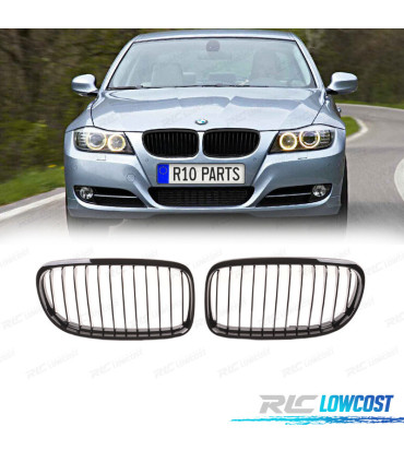 CALANDRE BMW E90 E91 LCI 08-12 NOIR BRILLANT LOOK M
