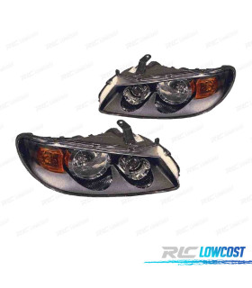 PHARES POUR NISSAN ALMERA 02-06 FOND NOIR