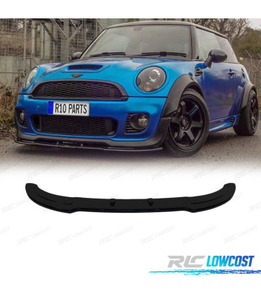 SPOILER LAME AVANT MINI R55 R56 R57 JCW 06-14 NOIR