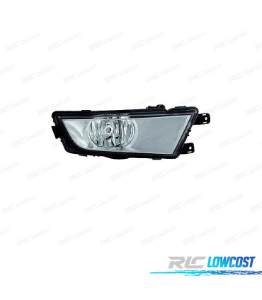 PHARE DROIT ANTIBROUILLARD POUR SKODA OCTAVIA 4P COMBI 13- FOND CHROMÉ