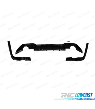 DIFUSEUR BMW G20 G21 19-22 LOOK MP COMPETITION + SPLITTER NOIR BRILLANT