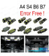 KIT 18 AMPOULES LED INTÉRIEUR AUDI A4 S4 B6 B7 02-08