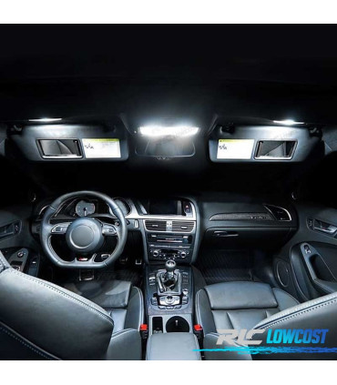 KIT 18 AMPOULES LED INTÉRIEUR POUR AUDI A4 S4 B6 B7 02-08