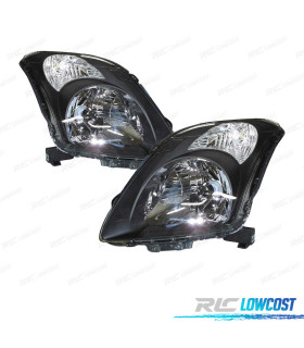 PHARES POUR SUZUKI SWIFT 05-10 NOIR