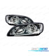 PHARES POUR VOLVO S60 V60 13- DAYLIGHT LED FOND NOIR FIX. DOUBLE SANS CLIGNOTANT