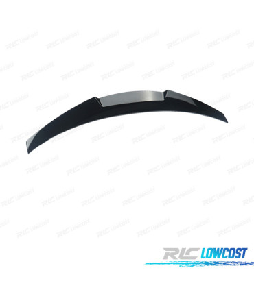 AILERON BECQUET LAME COFFRE BMW E92 LOOK M4 NOIR BRILLANT