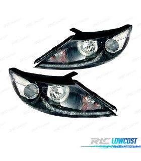 PHARES KIA SPORTAGE SL 10-13 LED FOND NOIR
