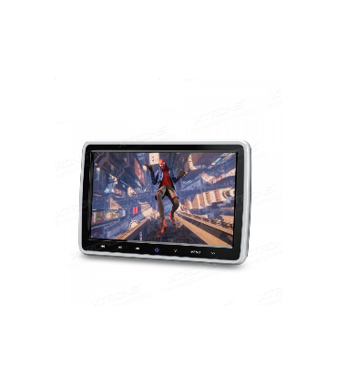 ÉCRAN TACTILE HD 10,1" AVEC HAUT-PARLEURS APPUI-TÊTE DVD HDMI AVEC LES SUPPORT INCLUS