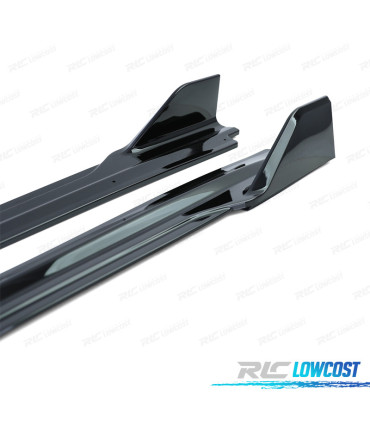 BAS DE CAISSE BMW X5 F15 12-18 LOOK M PERFORMANCE NOIR BRILLANT