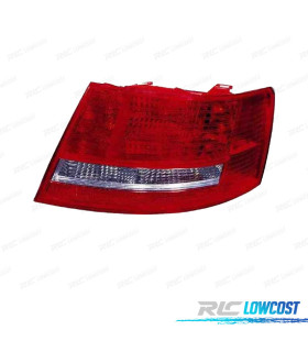 FEUX ARRIÈRE DROIT POUR AUDI A6 04-08 BLANC ROUGE
