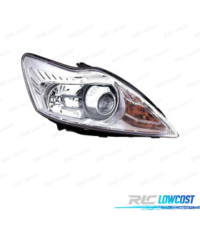 PHARE DROIT FORD FOCUS III 08-10 FOND CHROMÉ