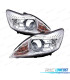 PHARES FORD FOCUS III 08-10 FOND CHROMÉ