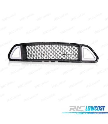 CALANDRE FORD MUSTANG 15-17 LOOK GT500 FEU DE JOUR LED BLANC DRL