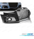 PARE CHOCS FRONTAL AUDI A3 8V 12-16 LOOK RS3 CHROMÉ BLACK PDC